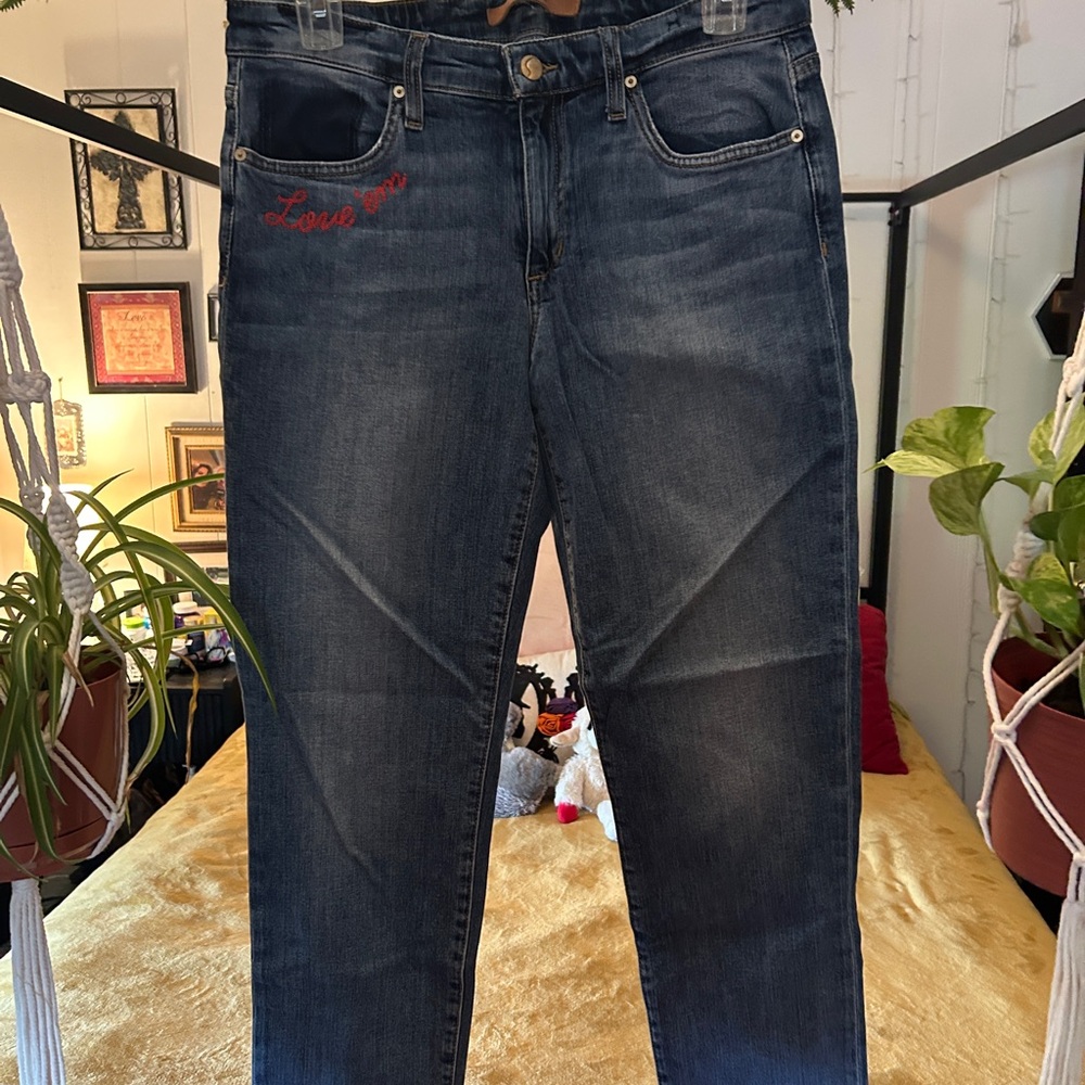 Joe's Jeans Blue Ankle Cropped Denim
